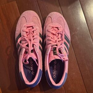 Adidas Pink and Black Sneakers